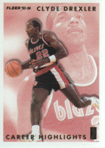 1993 Fleer Drexler Inserts #11 Clyde Drexler
