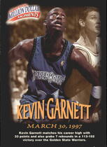 1997 Fleer Million Dollar Moments #8 Kevin Garnett