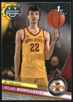 2023 Bowman Chrome University #33 Milan Momcilovic