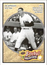 2010 Upper Deck Baseball Heroes #BH7 Joe DiMaggio