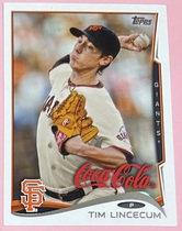 2014 Topps San Francisco Giants Coca-Cola #SF8 Tim Lincecum