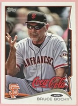 2014 Topps San Francisco Giants Coca-Cola #SF28 Bruce Bochy