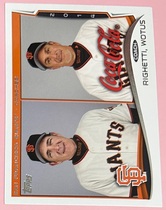 2014 Topps San Francisco Giants Coca-Cola #SF29 Dave Righetti|Ron Wotus