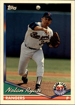 1994 Topps Base Set #34 Nolan Ryan