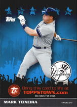 2009 Topps Topps Town Series 2 #TTT48 Mark Teixeira