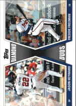 2011 Topps Diamond Duos #DD-HF Freddie Freeman|Jason Heyward