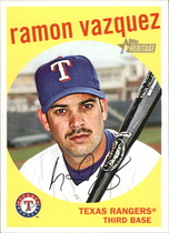 2008 Topps Heritage High Numbers Black Back #583 Ramon Vazquez