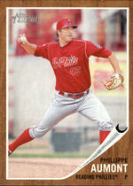 2011 Topps Heritage Minors #54 Phillippe Aumont