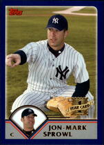2003 Topps Traded #T198 Jon-Mark Sprowl