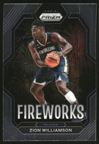 2022 Panini Prizm Fireworks #8 Zion Williamson