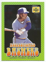 2001 Upper Deck Decade 1970s Bellbottomed Bashers #BB2 Gorman Thomas