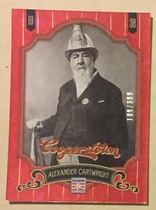 2012 Panini Cooperstown Crystal Collection Red #9 Alexander Cartwright