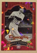 2012 Panini Cooperstown Crystal Collection Red #49 Charlie Gehringer