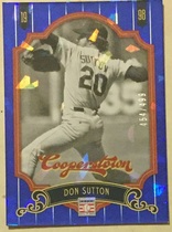 2012 Panini Cooperstown Crystal Collection Blue #12 Don Sutton