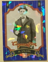2012 Panini Cooperstown Crystal Collection Blue #15 Al Spalding