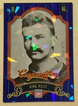 2012 Panini Cooperstown Crystal Collection Blue #28 King Kelly