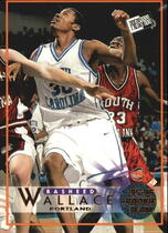 1996 Press Pass Base Set #37 Rasheed Wallace