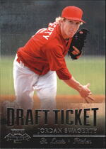 2011 Playoff Contenders Draft Ticket #DT87 Jordan Swagerty