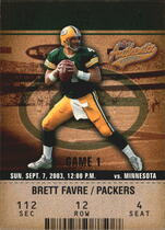 2003 Fleer Authentix #26 Brett Favre