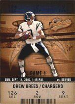 2003 Fleer Authentix #80 Drew Brees