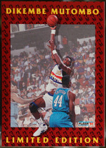 1991 Fleer Mutombo Inserts #7 Dikembe Mutombo