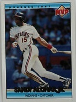 1992 Donruss McDonalds #11 Sandy Alomar Jr.