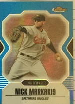 2007 Finest Refractors Blue #107 Nick Markakis
