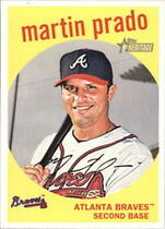 2008 Topps Heritage High Numbers Black Back #651 Martin Prado