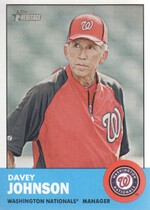 2012 Topps Heritage #402 Davey Johnson