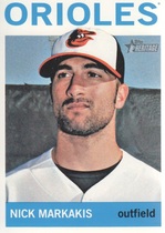 2013 Topps Heritage #17 Nick Markakis
