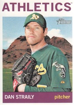2013 Topps Heritage #307 Dan Straily