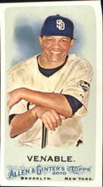 2010 Topps Allen & Ginter Mini A and G Back #80 Will Venable