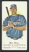 2007 Topps Allen & Ginter Mini Black Bordered #66 Bill Hall