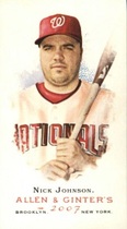 2007 Topps Allen & Ginter Mini A and G Back #285 Nick Johnson
