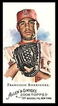 2008 Topps Allen & Ginter Mini Black #259 Francisco Rodriguez