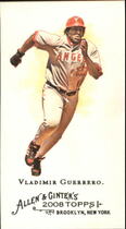 2008 Topps Allen & Ginter Mini A and G Back #20 Vladimir Guerrero