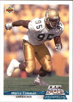 1992 Upper Deck Gold #G6 Marco Coleman