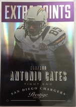 2013 Panini Prestige Extra Points Purple #169 Antonio Gates