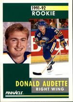 1991 Pinnacle Base Set #330 Donald Audette