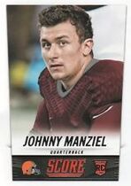 2014 Score Base Set #387 Johnny Manziel