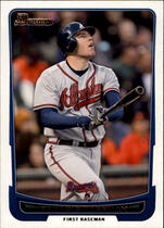 2012 Bowman Base Set #168 Freddie Freeman