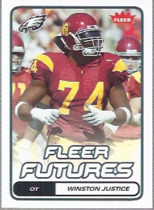 2006 Fleer Base Set #200 Winston Justice