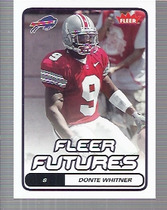 2006 Fleer Base Set #168 Donte Whitner