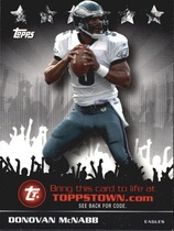 2009 Topps ToppsTown Silver #TTT1 Donovan McNabb