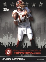 2009 Topps ToppsTown Silver #TTT12 Jason Campbell