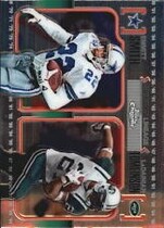 2010 Topps Chrome Gridiron Lineage #CGL-ST Emmitt Smith|Ladainian Tomlinson