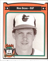 1991 Team Issue Baltimore Orioles Crown #56 Mark Brown