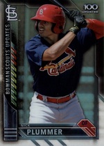 2016 Bowman Chrome Scouts Top 100 Updates #BSU-NP Nick Plummer