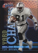 2000 Fleer Gamers Yard Chargers #4YC Tim Brown