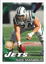 2010 Topps Base Set #372 Nick Mangold